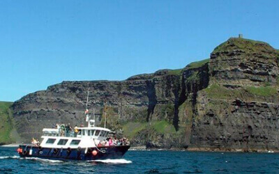 The Best Views from sea level at the Cliffs Of Moher